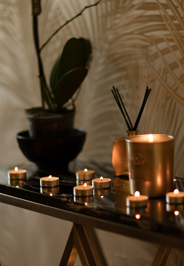 Candle and decor